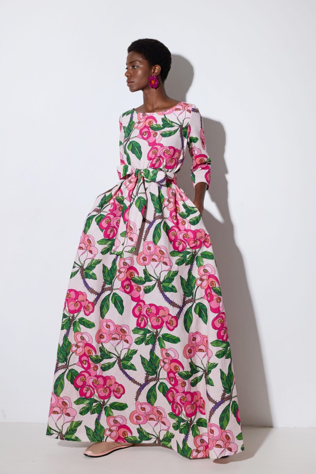 Yiorgos Koulasidis Katoucha Floral Dress