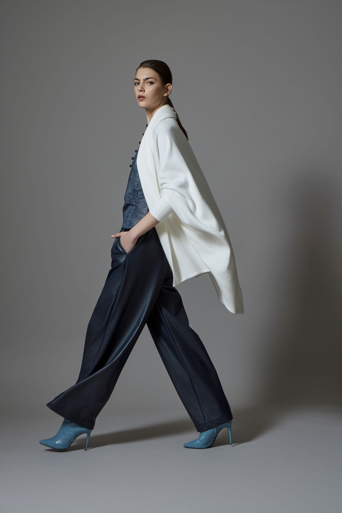 Faux Leather Black Trousers