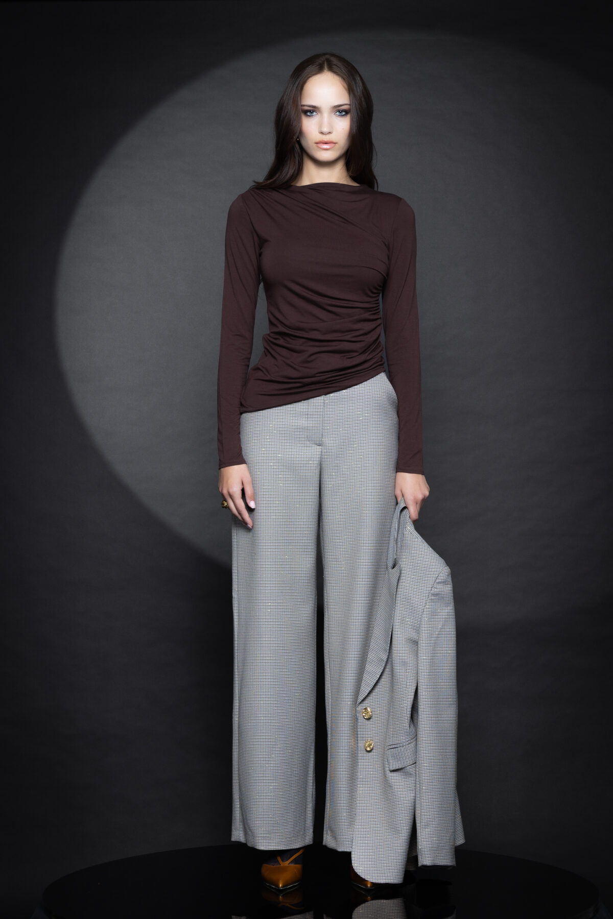 Harper Houndstooth Trousers