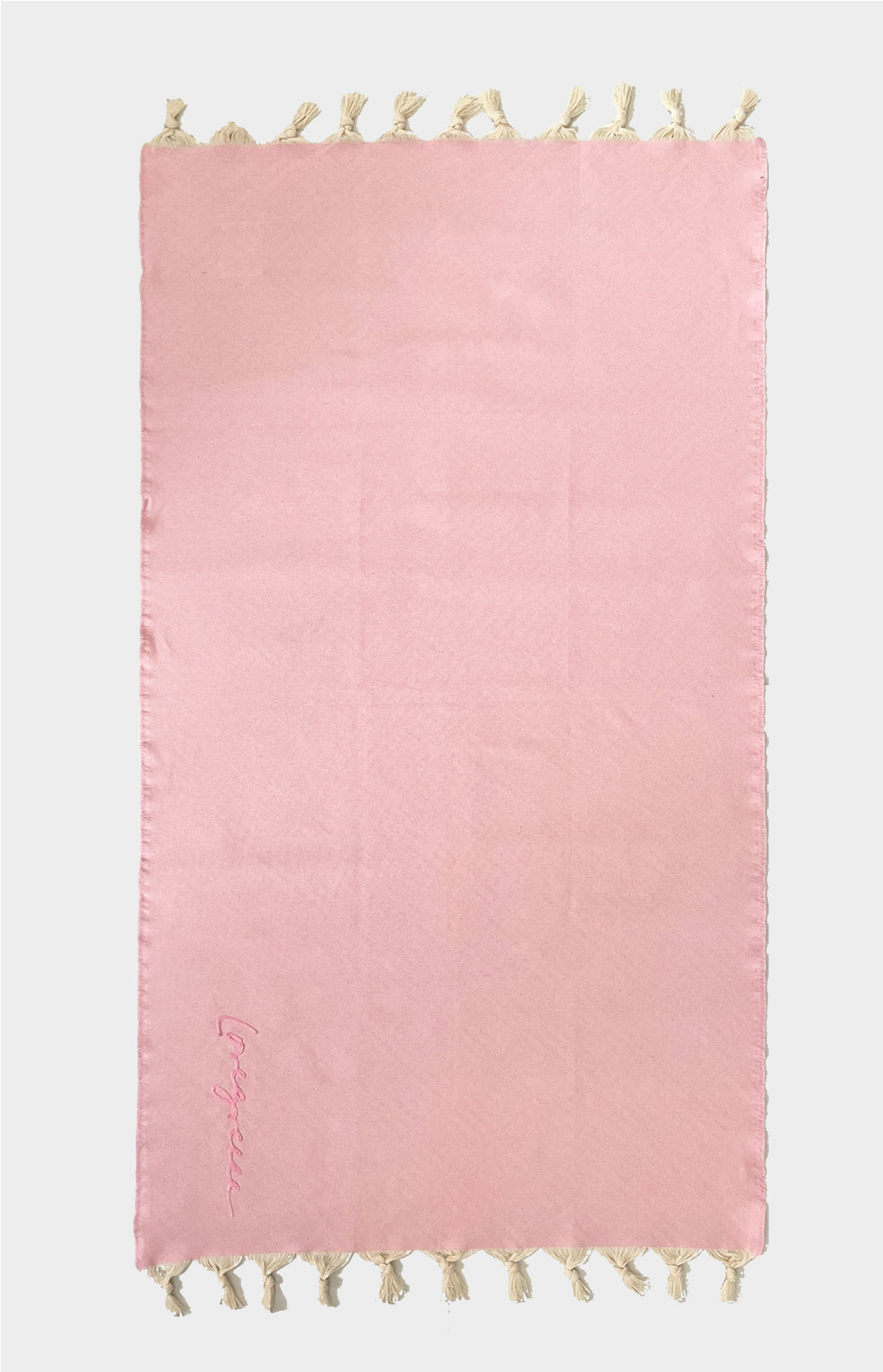 Pink Double Fouta Throw