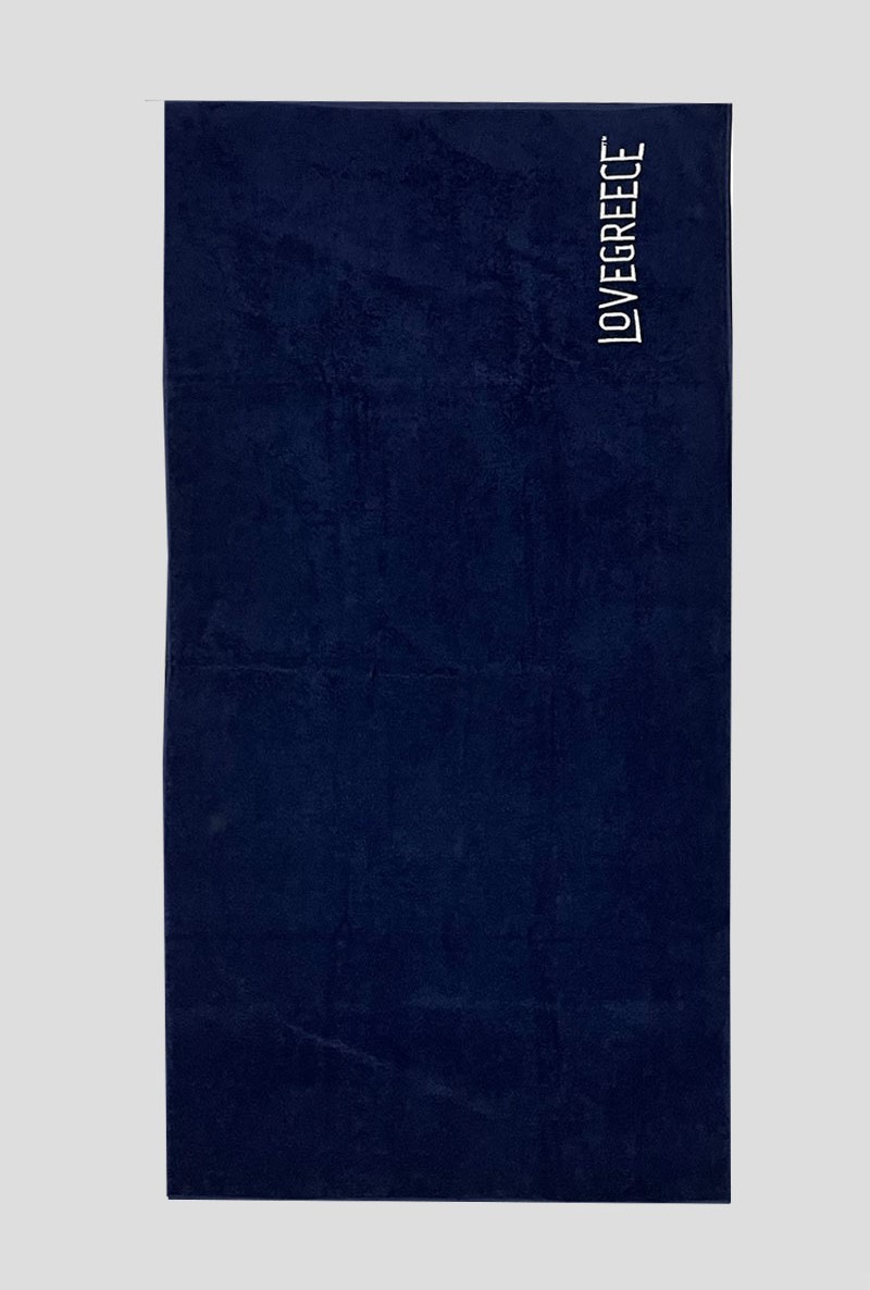 Navy Beach Towel