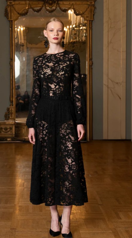 Vassilis Zoulias Rosana Lace Dress