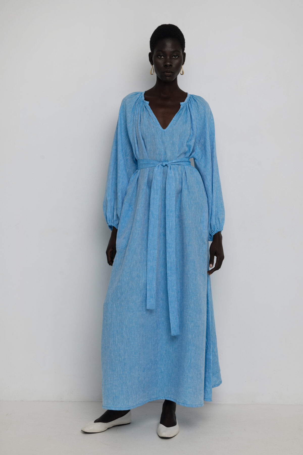 Yiorgos Koulasidis Aker Blue Dress