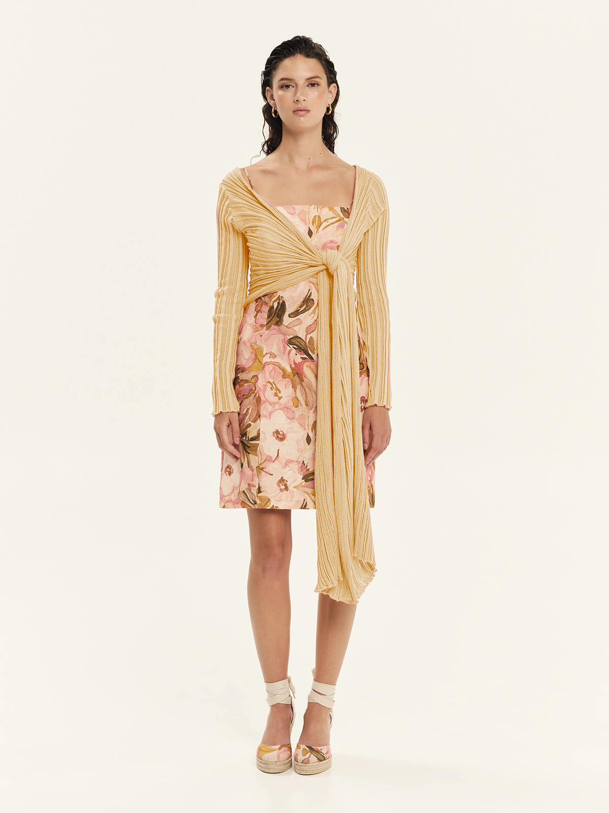 Kourbela Multi-Wrap Knit Cardigan