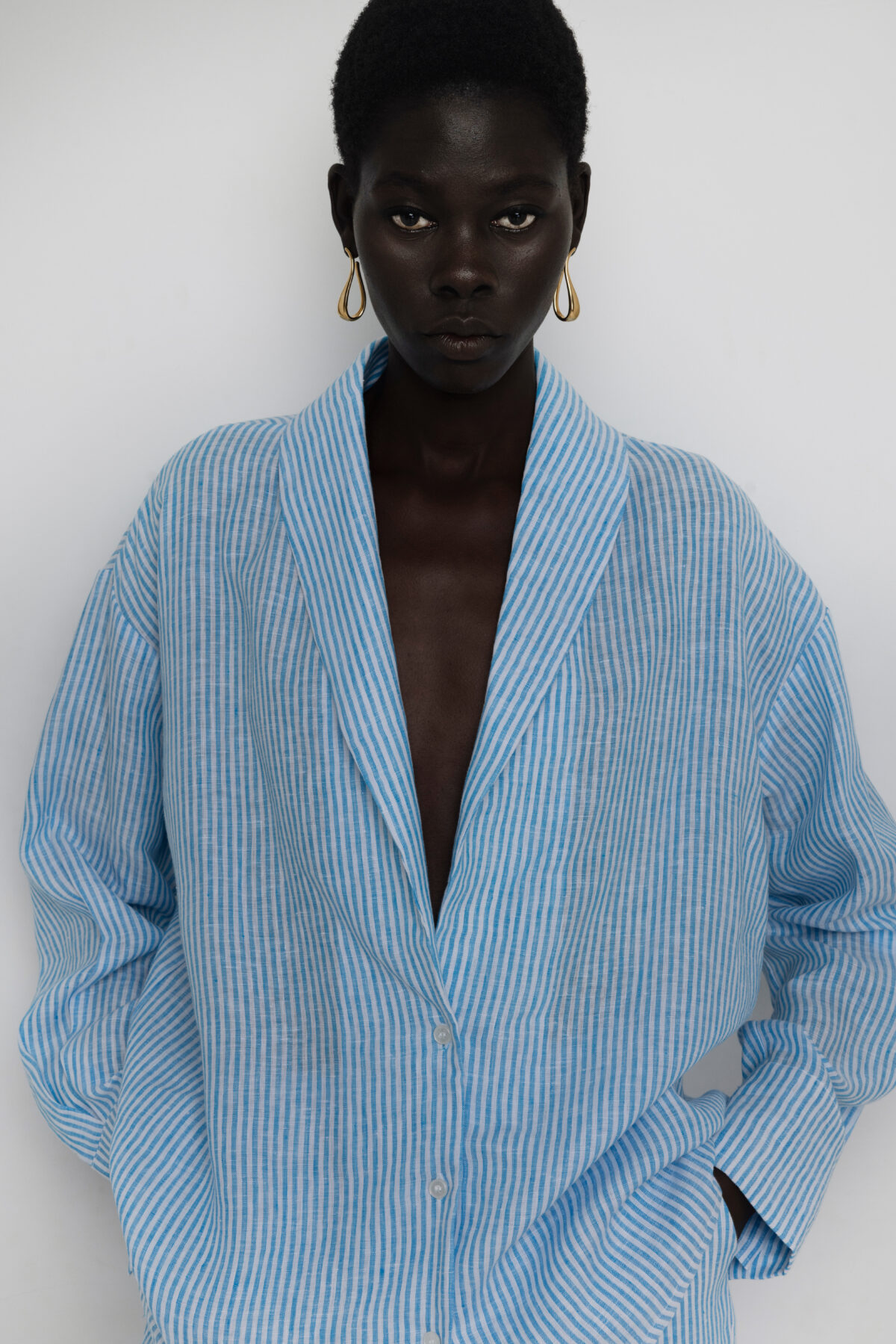 Yiorgos Koulasidis Rige Blue Shirt